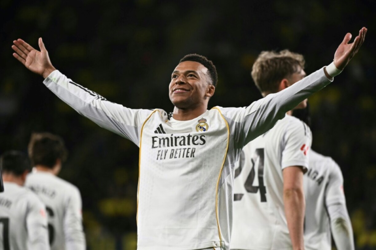 Kylian Mbappé auteur d'un doublé pour le Real Madrid, le 24 janvier 2026 à Villarreal