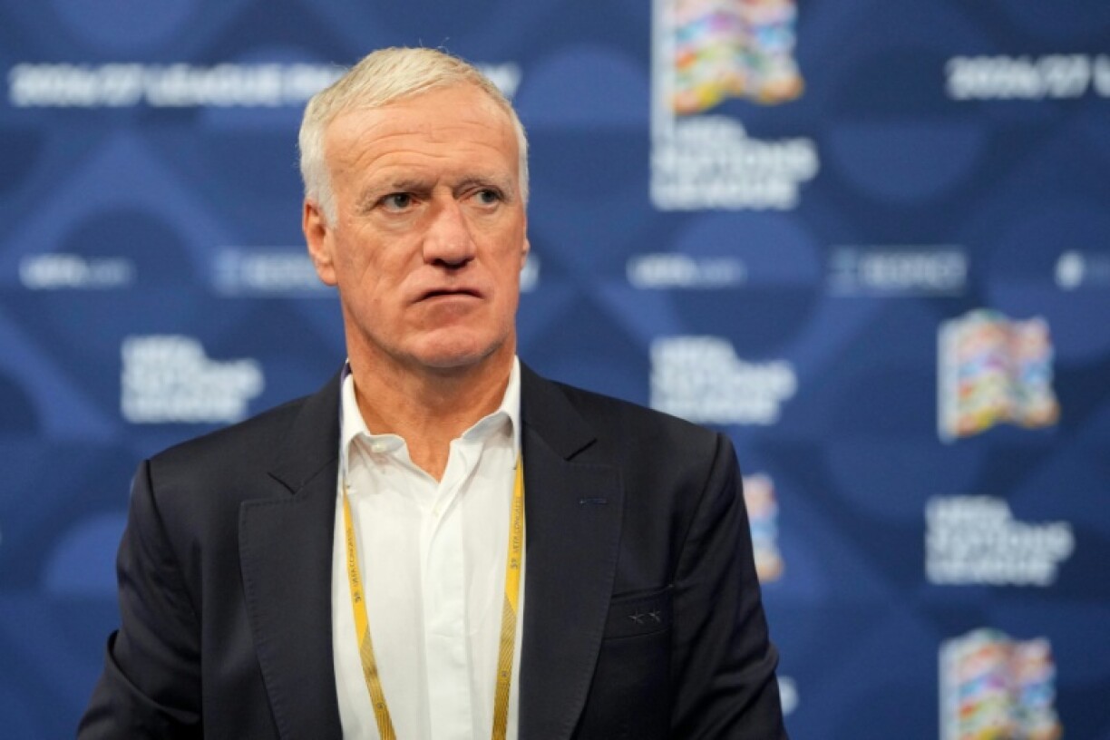 Le sélectionneur de l'équipe de France de football Didier Deschamps à son arrivée au tirage au sort de la Ligue des nations 2026-2027, le 12 février 2026 à Bruxelles