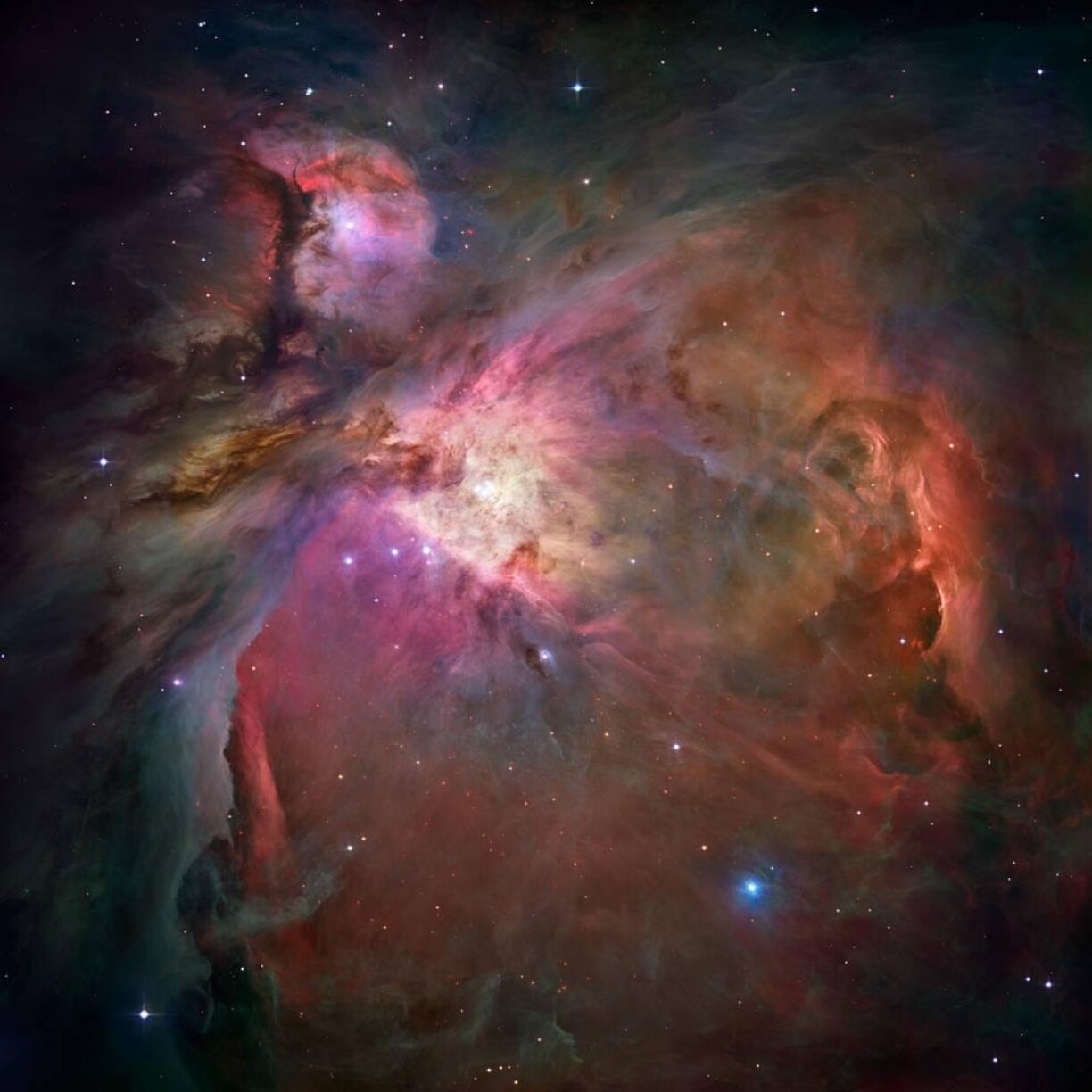 The Orion Nebula as seen by the Hubble Telescope – Credit: NASA