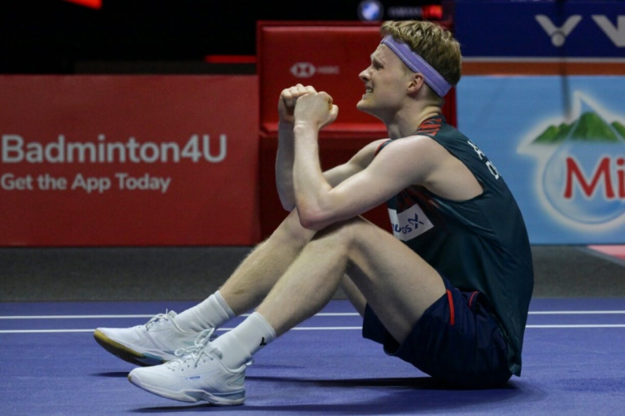 Badminton world number three Anders Antonsen clinched his first Indonesia Open title Sunday
