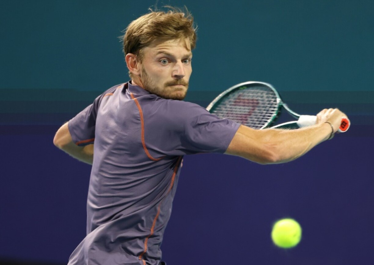 Belgian veteran David Goffin upset world number three Carlos Alcaraz fighting back for a three set win over the Spaniard at the Miami Open on Friday.