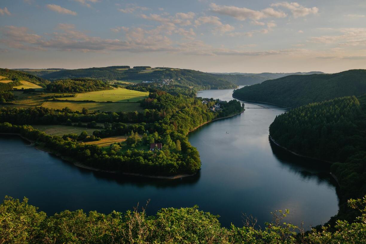 Upper Sûre Lake, Luxembourg