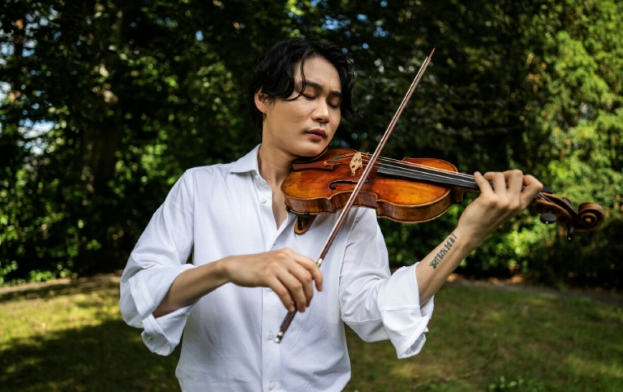 South Korean violinist Inmo Yang plays the 300-year-old