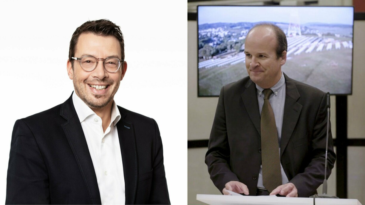 Christophe Goossens, new CEO of BCE. Fred Lemaire, new COO of BCE & CFO of RTL Luxembourg