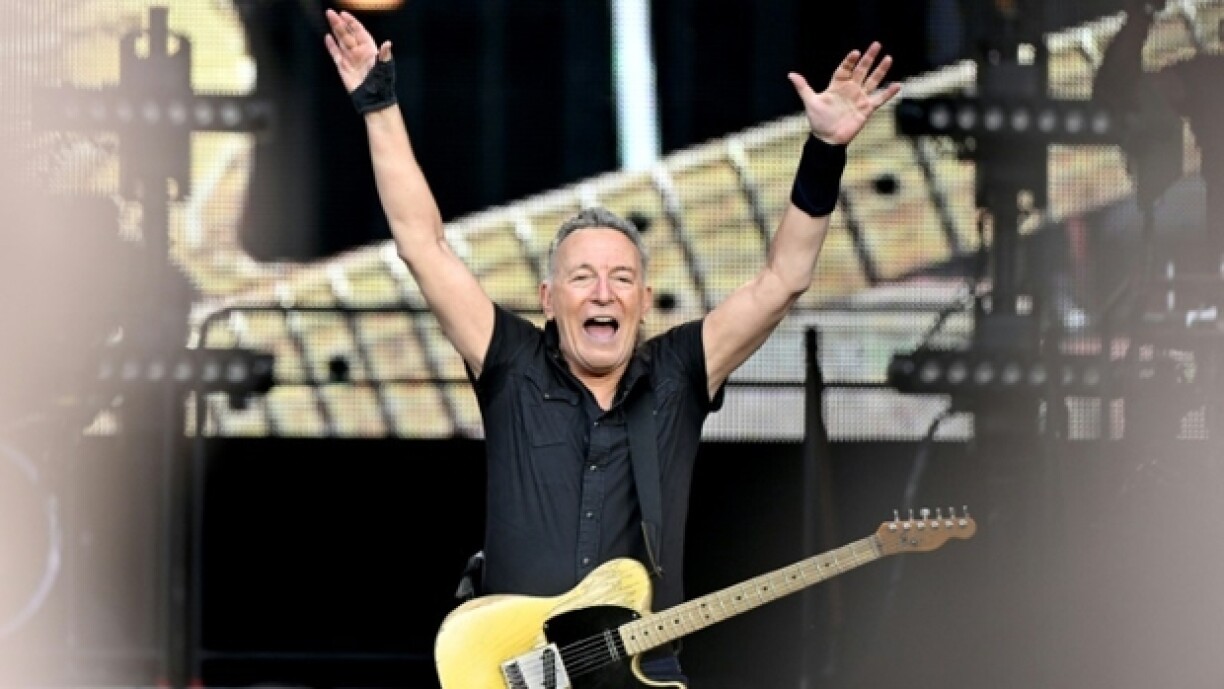 Le chanteur Bruce Springsteen lors d'un concert à Vienne, en Autriche, le 18 juillet 2023