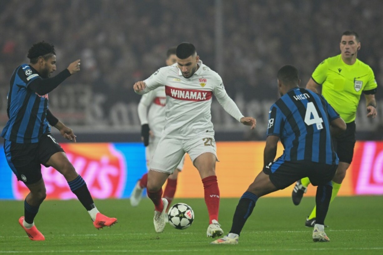 Stuttgart forward Deniz Undav (C) called on his side to beat Paris Saint-Germain on Wednesday