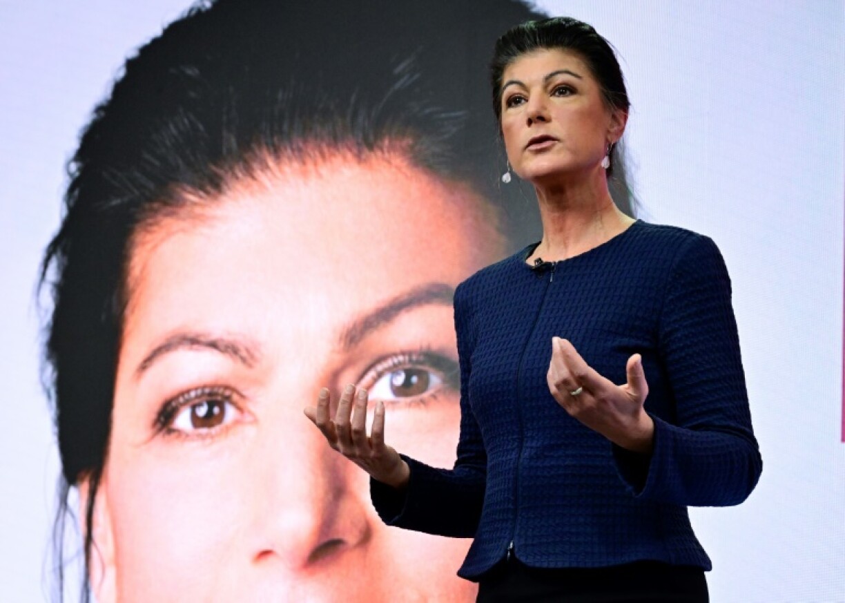 Wagenknecht taps into popular discontent at what she calls heartless capitalism, arrogant elites and dangerous Western militarism