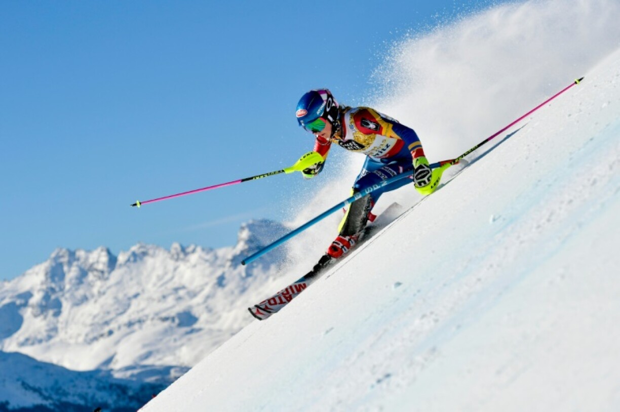 Shiffrin competing in St Moritz