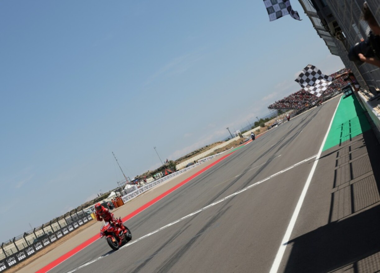 Marc Marquez extended his lead in the world championship standings after winning the Aragon MotoGP