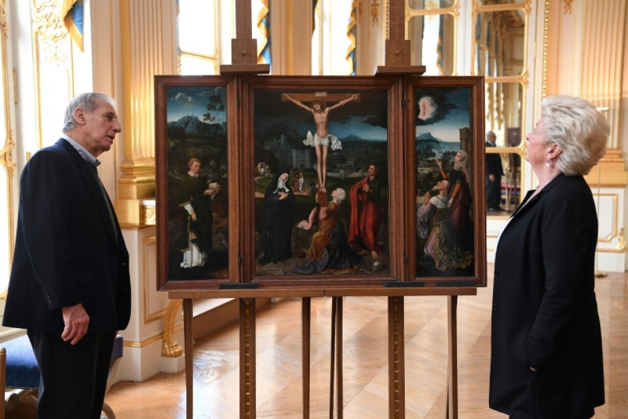 The 'Triptych of the Crucifixion' attributed to Flemish painter Joachim Patinir was restituted in 2018