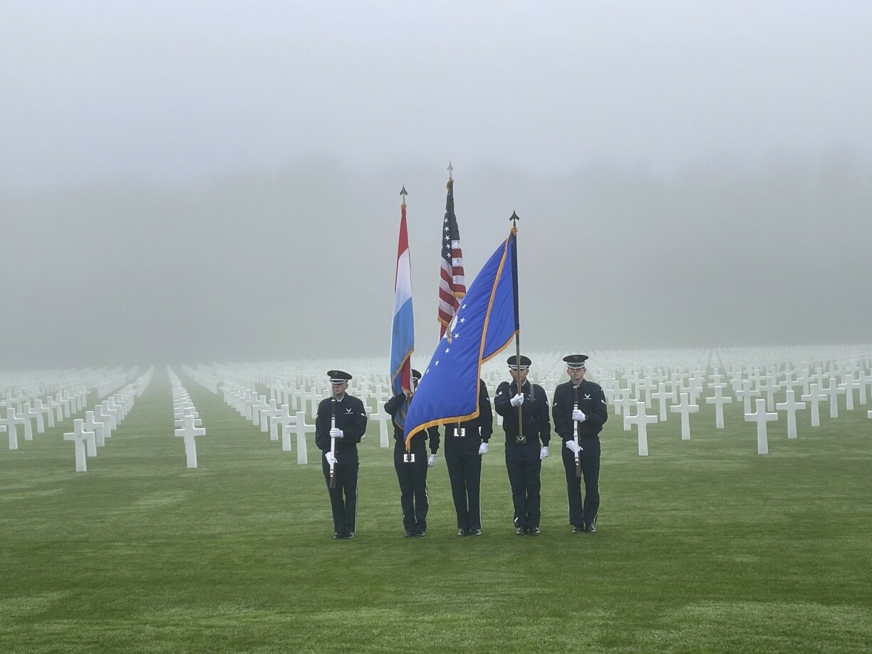 The Color Guard at Veterans Day 2022.