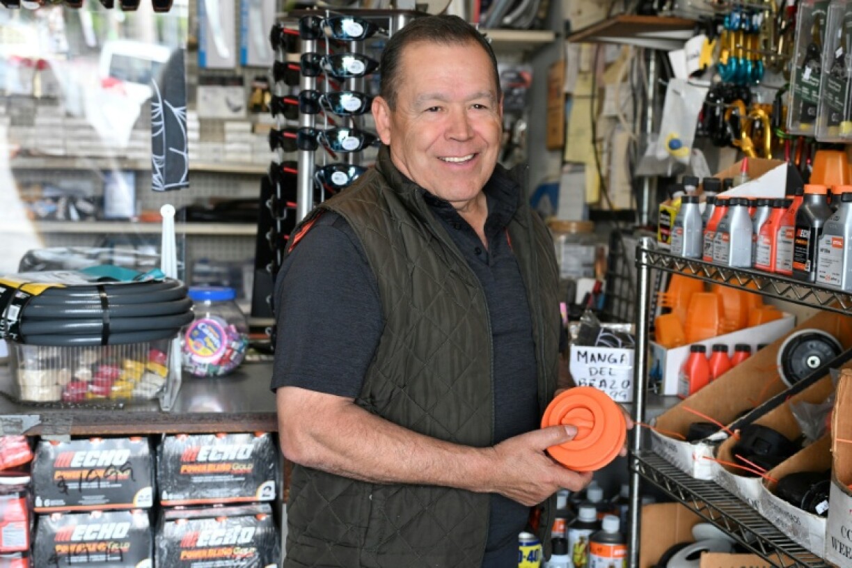 Marcos Ochoa, owner of Marcos Hardware and Garden Supply, says people are