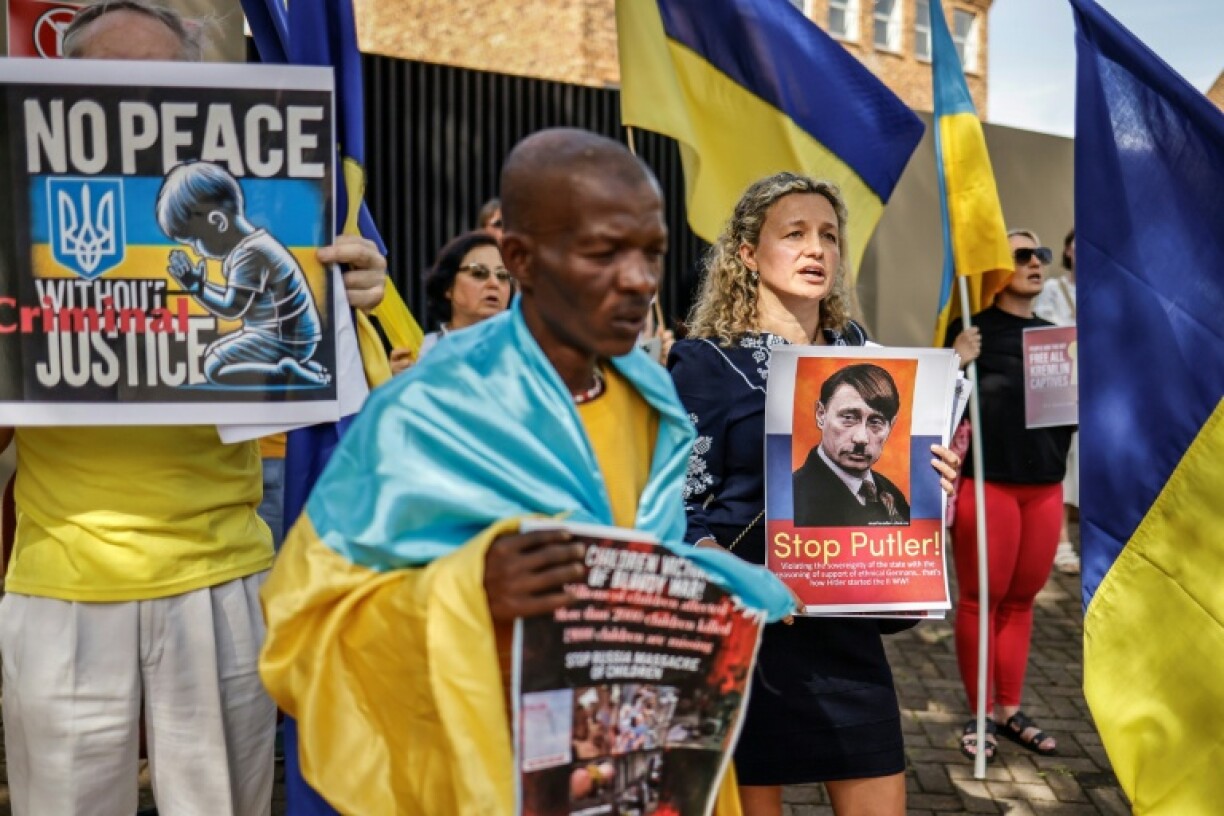 Supporters of Ukraine in South Africa have held several protests calling for Pretoria to take a stronger stance against Russia's invasion
