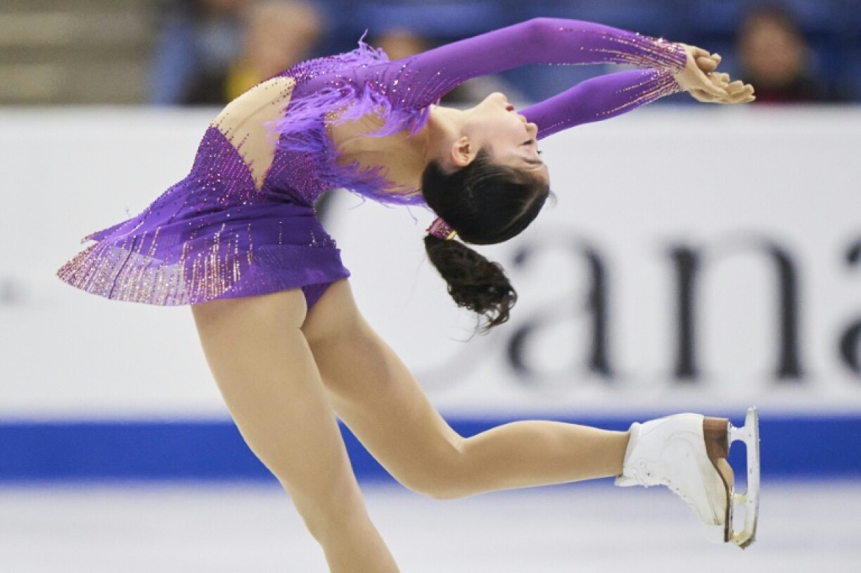 Mone Chiba of Japan won the women's short program at Skate Canada