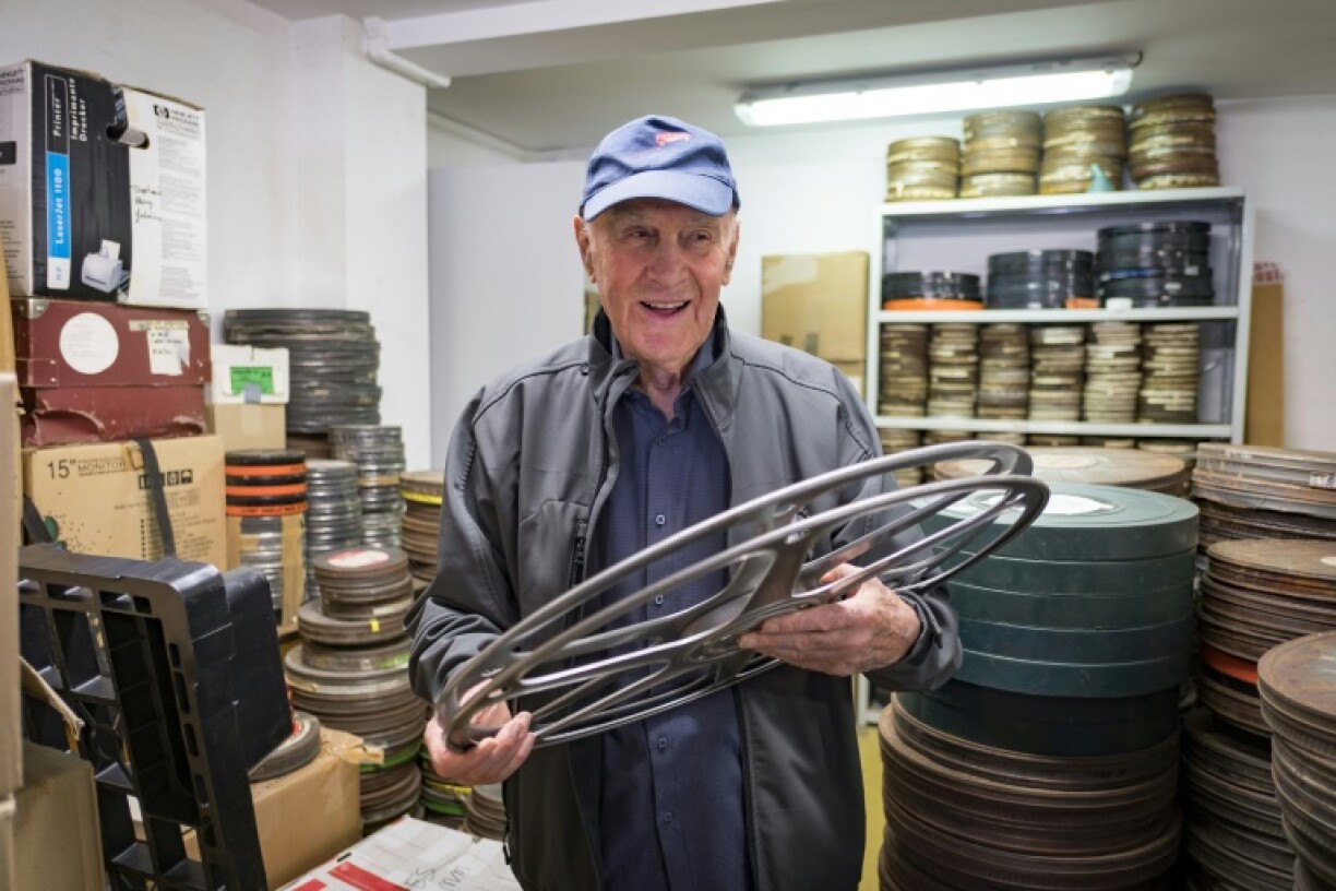 Remy Julienne le 28 septembre 2017, au Centre de conservation et de recherche de la cinémathèque de Toulouse à Balma, près de Toulouse.