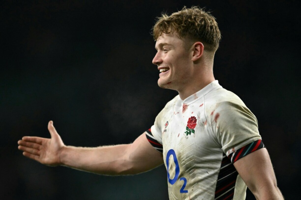 Fin Smith made his England debut in February 2024