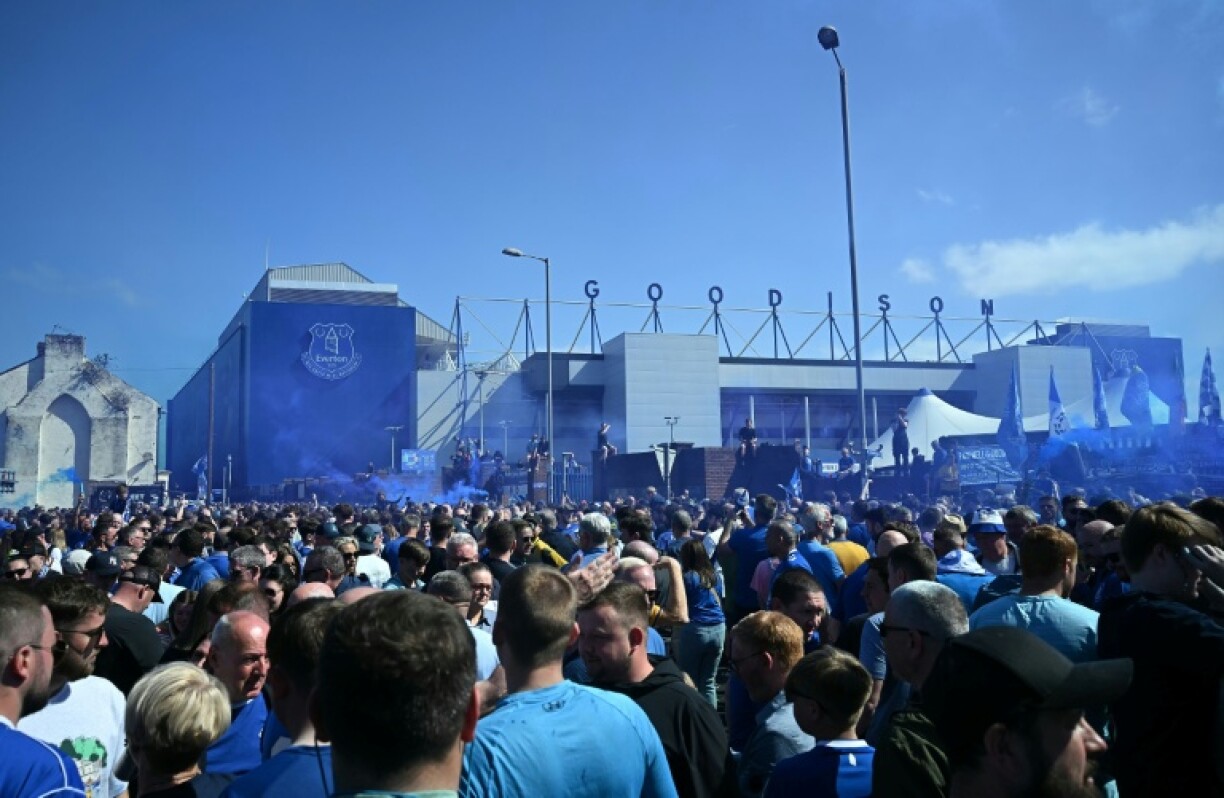 Everton fans said goodbye to Goodison Park on Sunday