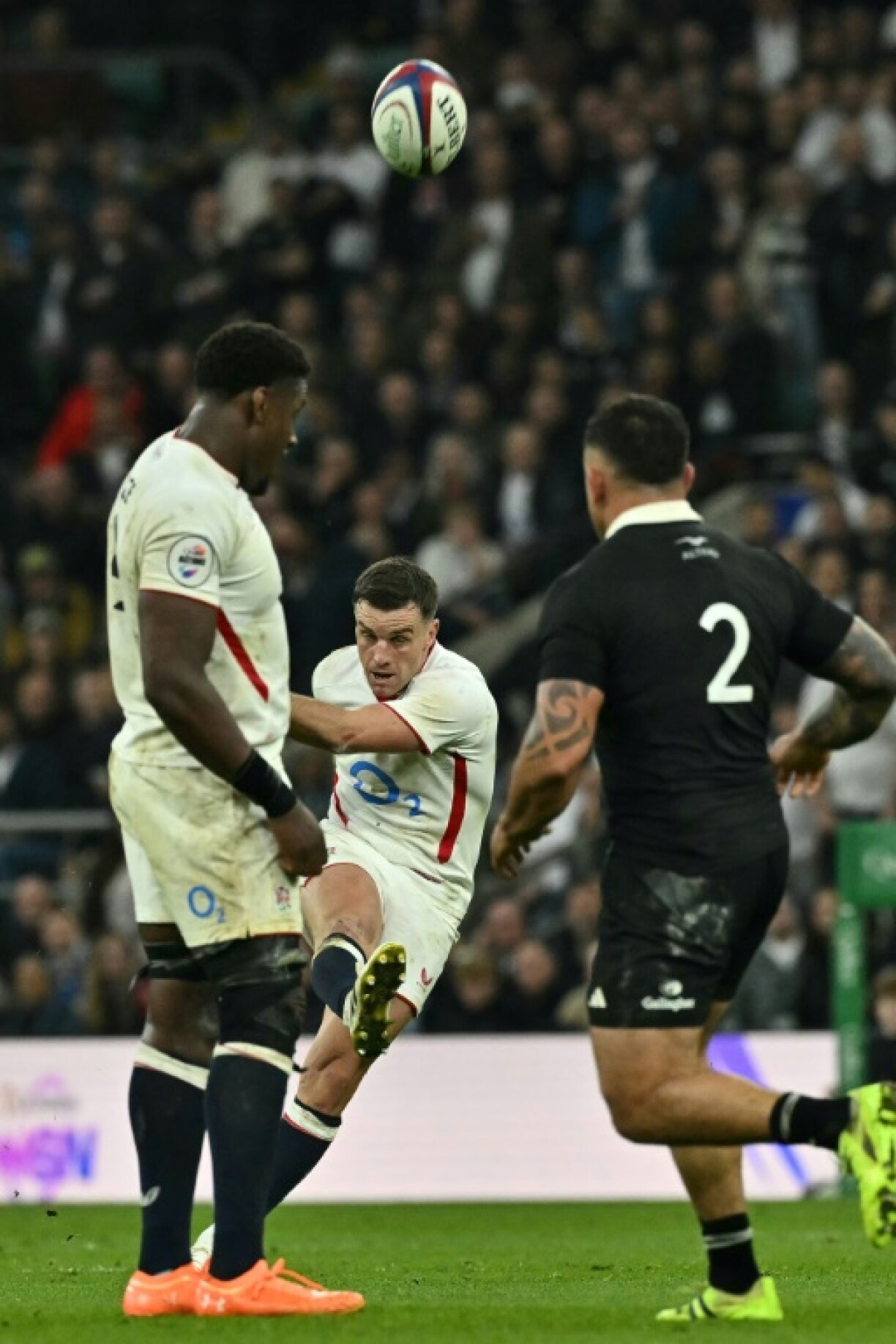 George Ford kicked two drop goals in England's 33-19 win over New Zealand at Twickenham