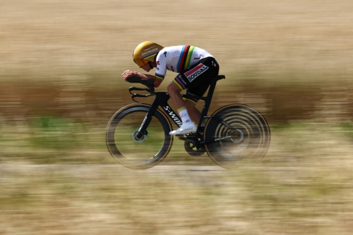 Soudal Quick-Step's Remco Evenepoel laid down a blistering run in the fourth stage of the Criterium du Dauphine