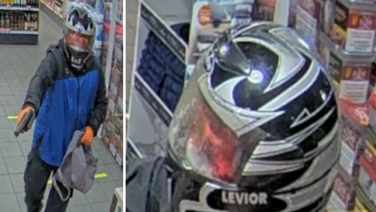 Photo du suspect potentiellement impliqué dans les trois braquages.