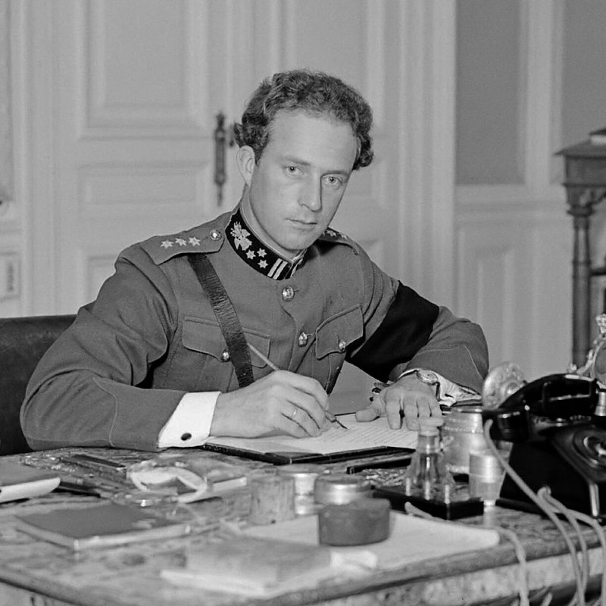 King Léopold III of Belgium in 1934.