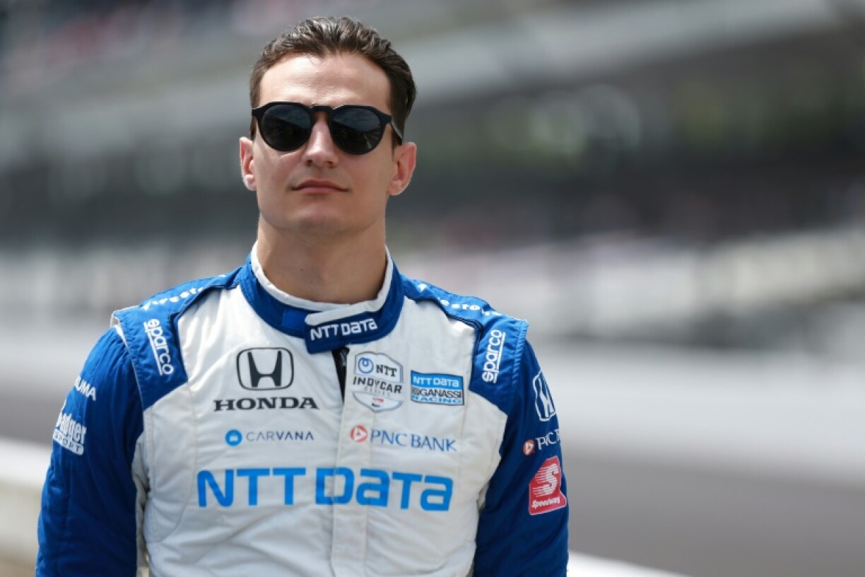 L'Espagnol Alex Palou à Indianapolis avant la course le 14 août 2021