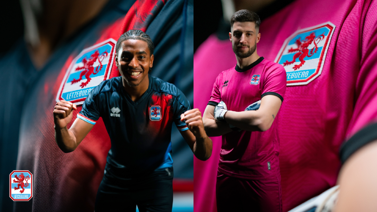 Le maillot extérieur de la sélection luxembourgeoise de football