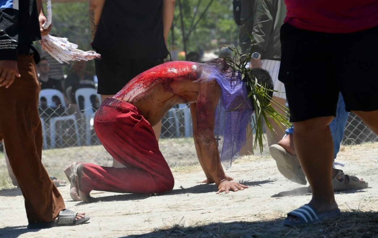 Some use wooden paddles embedded with sharp glass to draw more blood