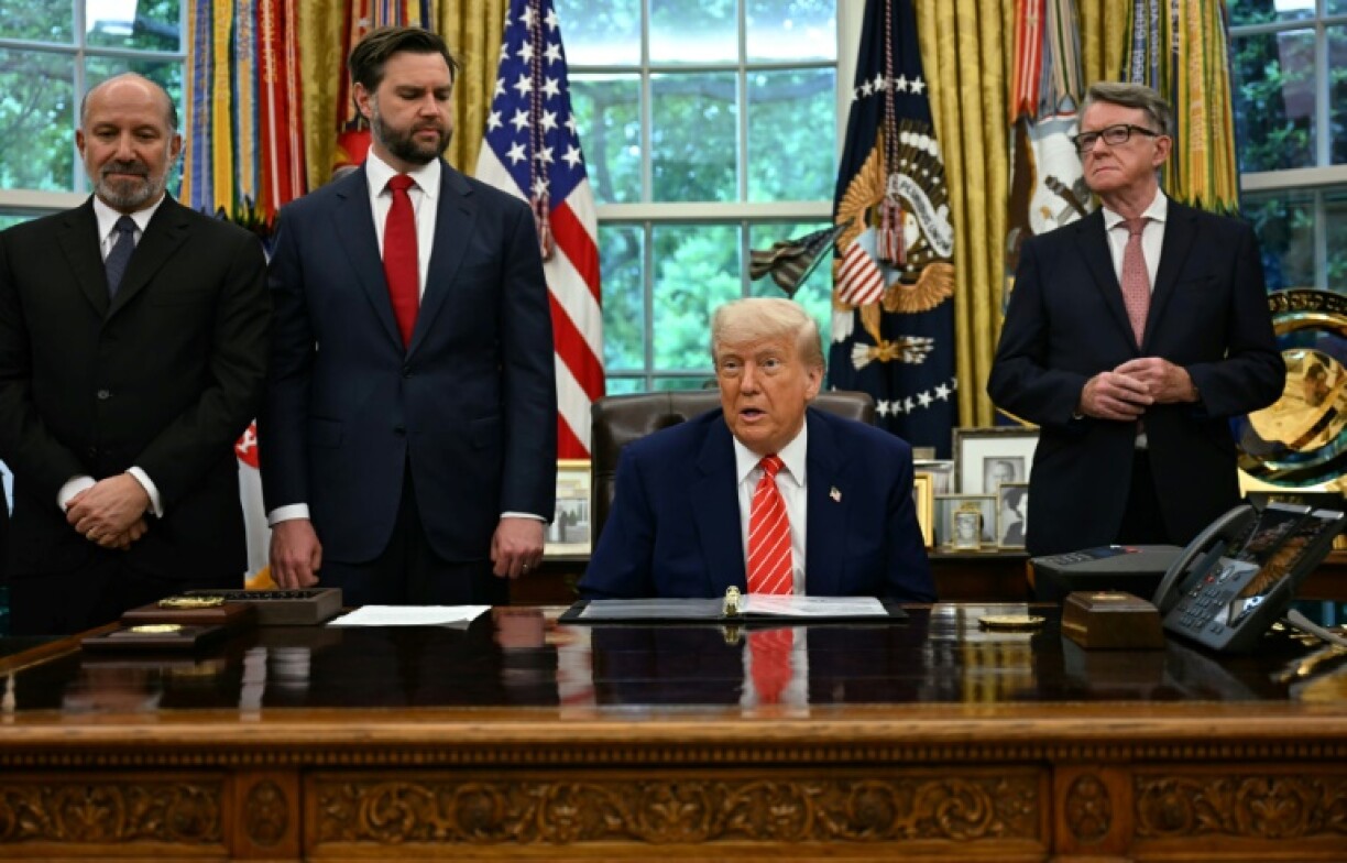 US President Donald Trump called the trade deal with Britain a 'breakthrough'