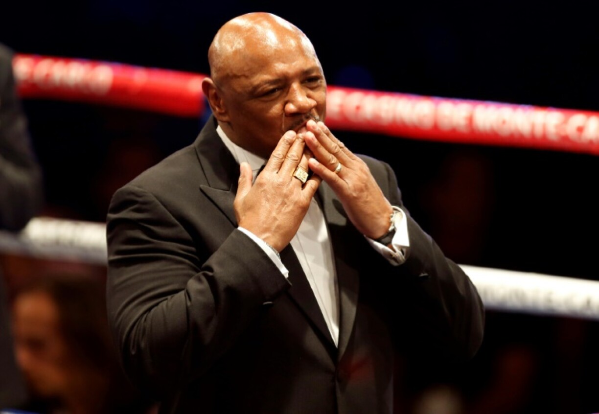 L'ex-boxeur américain Marvin Hagler à Monaco, le 30 mars 2013