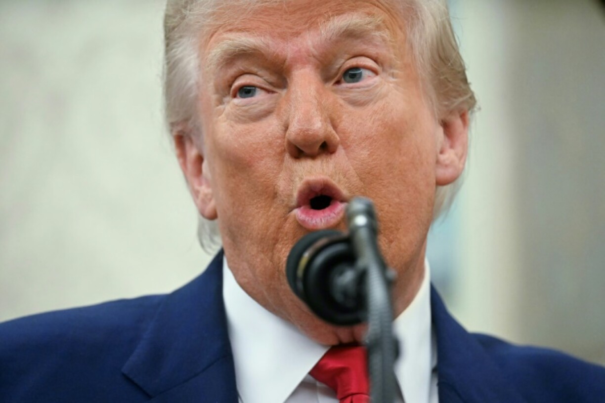 US President Donald Trump, seen in May 2025, slapped sweeping tariffs on most countries in April