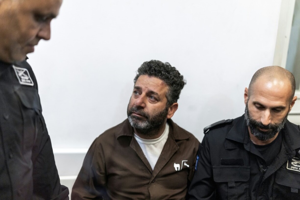 Le militant pro-palestinien espagnol Saif Abou Keshek au tribunal d'Ashkelon, le 5 mai 2026