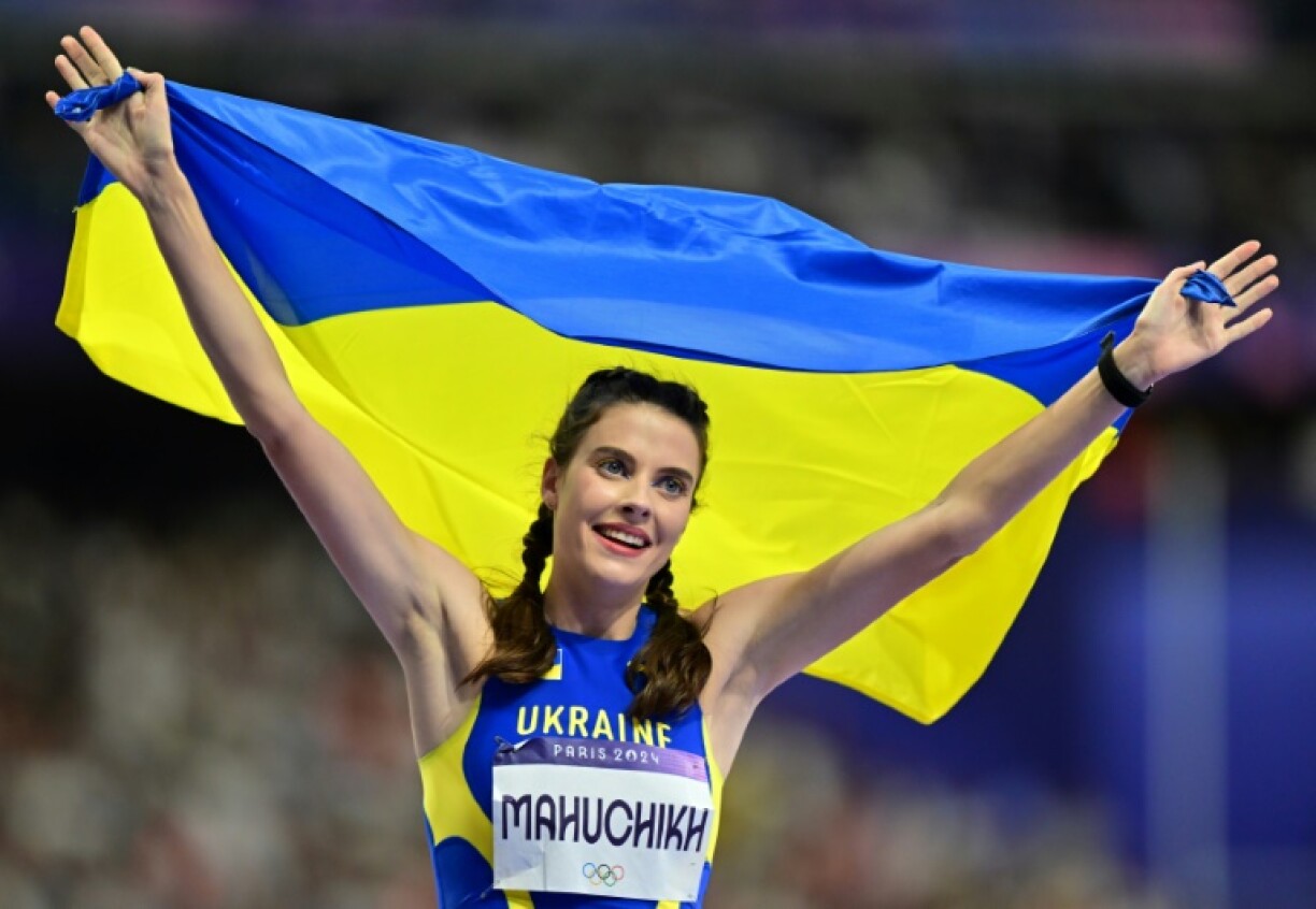 Olympic high jump gold medallist Yaroslava Mahuchikh was one of many Ukrainian athletes who boosted morale in their war-torn country