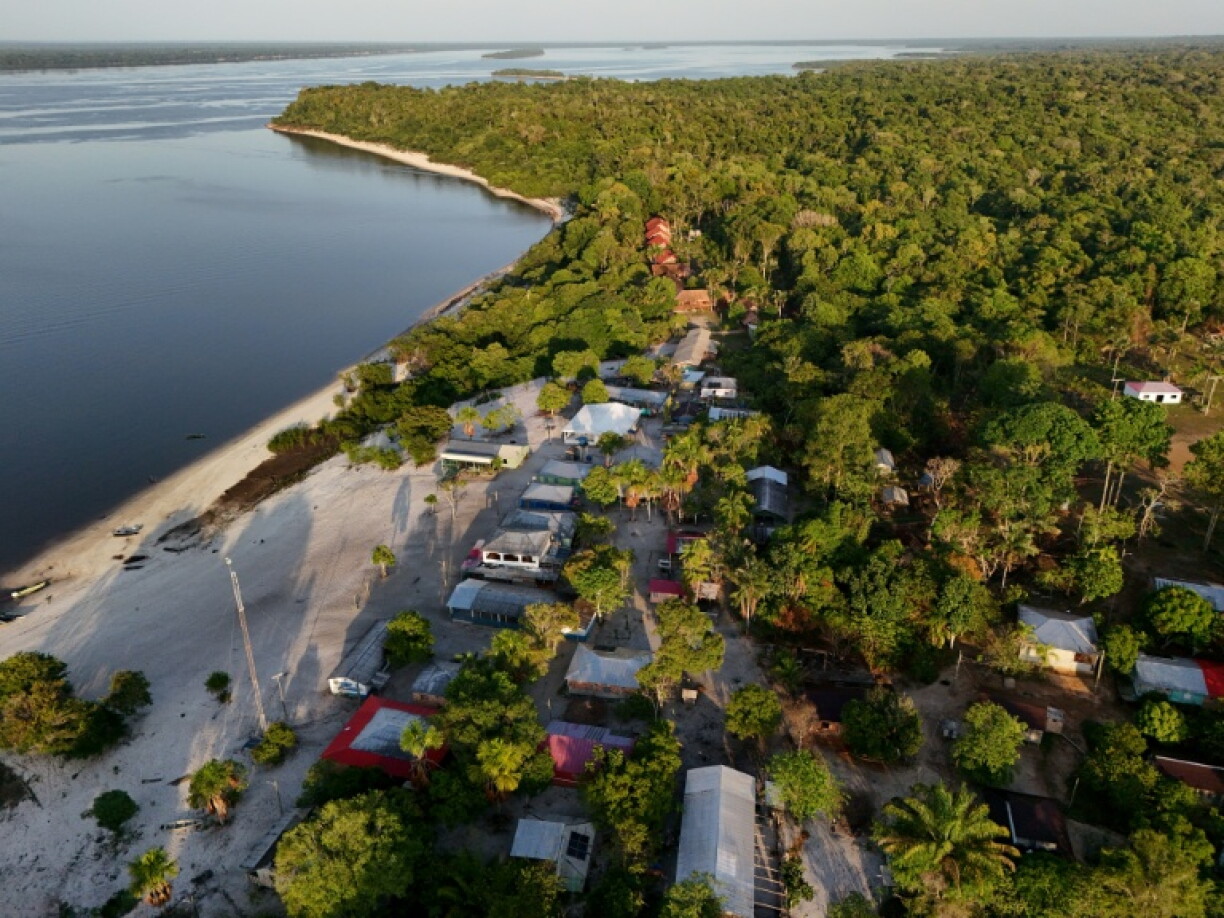 The Tres Unidos village of 120 people sits on the banks of the Rio Negro, an important tributary flowing through the Amazon rainforest
