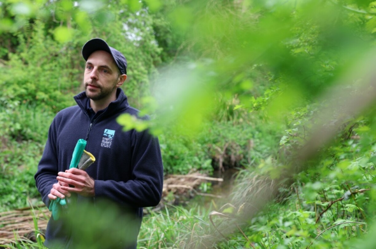 Dan Scott, du Trent River Trust, le 24 avril 2025 à Leicester