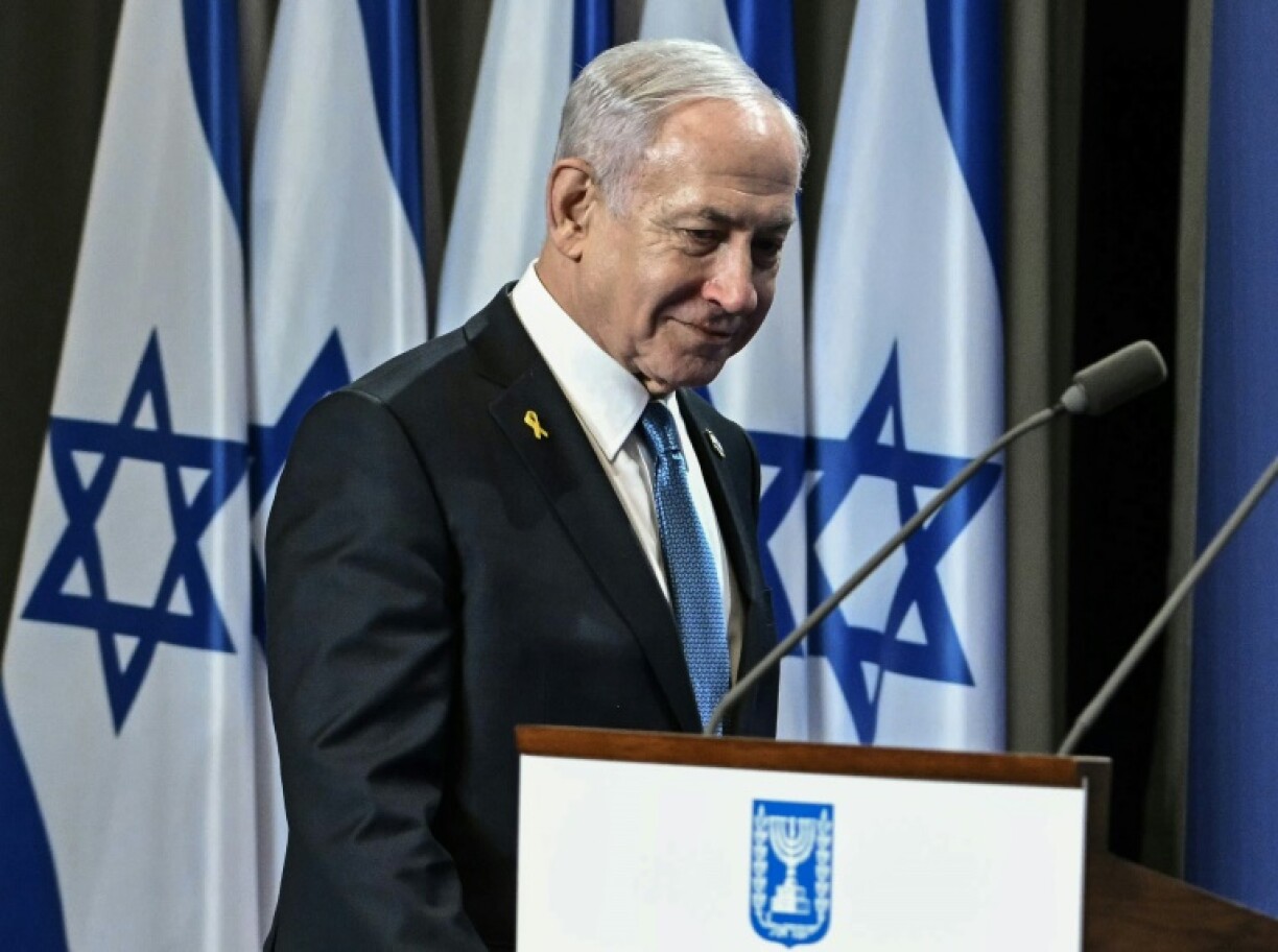 Netanyahu has been on a visit to Hungary amid the political turmoil in Israel