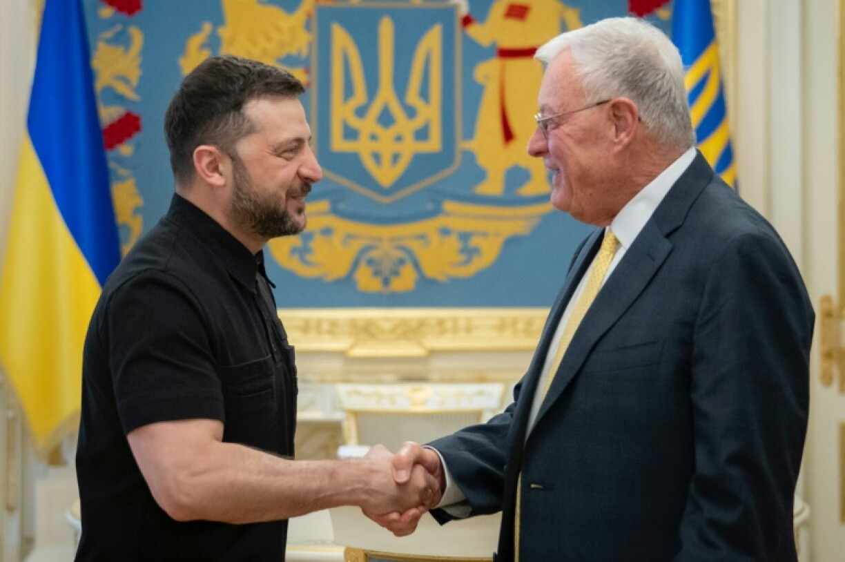 Zelensky greets US Special Envoy for Ukraine and Russia Keith Kellogg