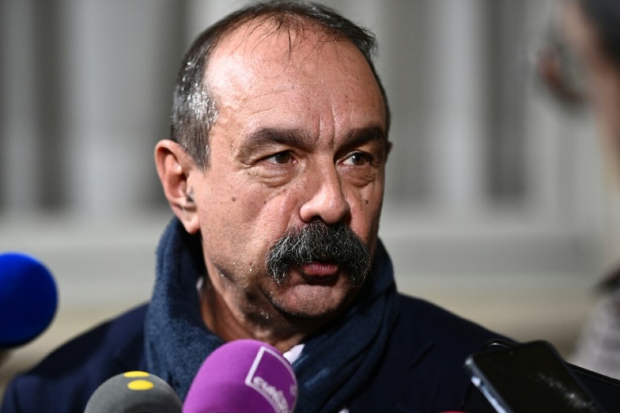 Philippe Martinez après un entretien à Matignon sur le projet de réforme des retraites, le 4 janvier 2023