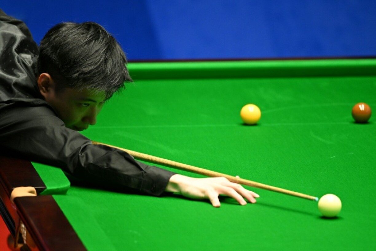 Superb start: China's Zhao Xintong is aiming to create history at the Crucible Theatre