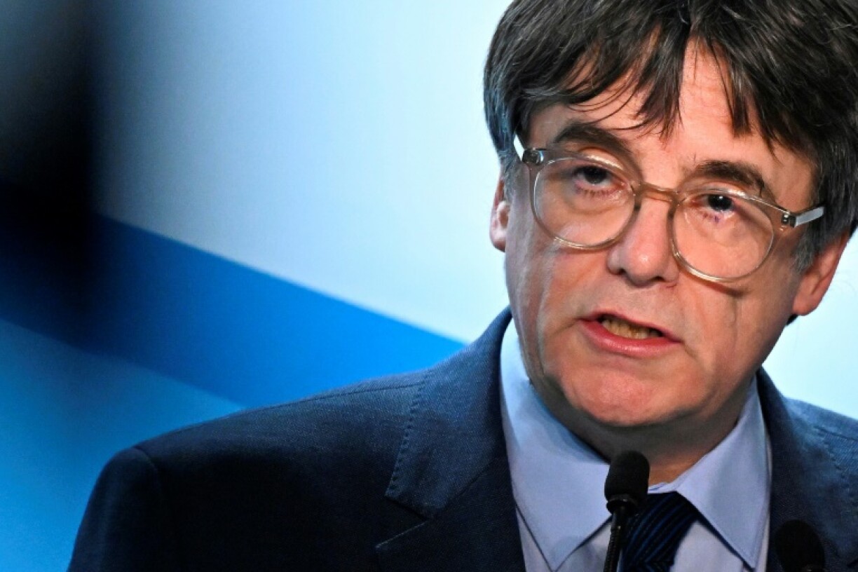 L'indépendantiste catalan Carles Puigdemont, le 9 novembre 2023 à Bruxelles