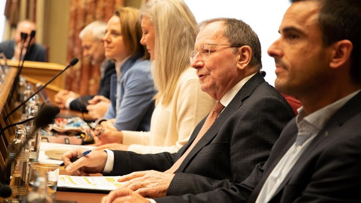 Une photo prise à la Chambre des députés lors du débat concernant le congé parental en 2022