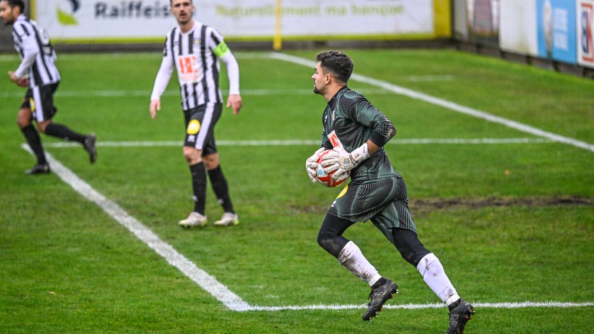 Andrea Amodio a de nouveau été bon dans son but, permettant à la Jeunesse de prendre un point à Dudelange.