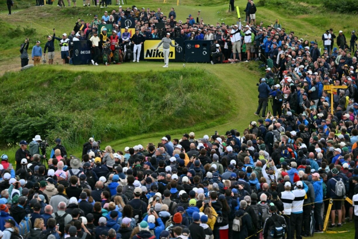 Rory McIlroy was followed by huge galleries in his homeland