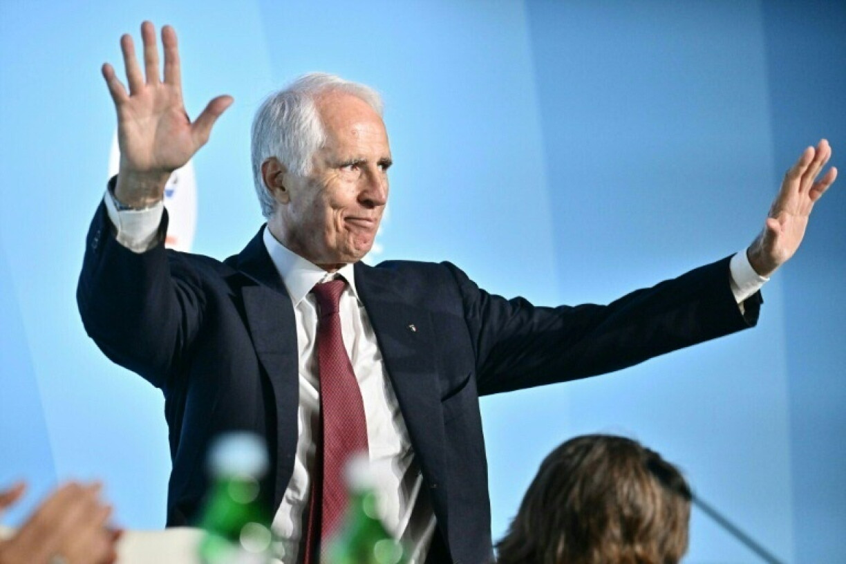 Giovanni Malago after his election as Italian FA president in June 2026