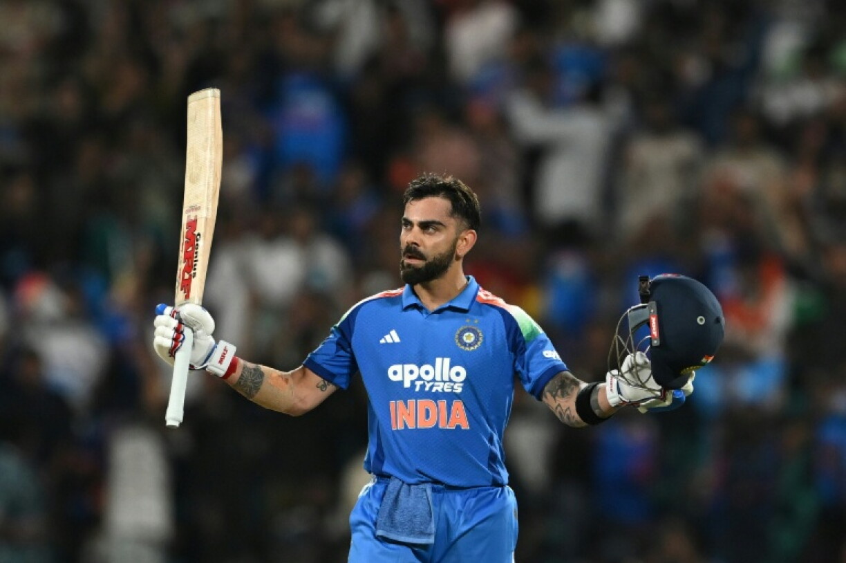 Virat Kohli reaches his 55th one-day international century as India cruise past West Indies