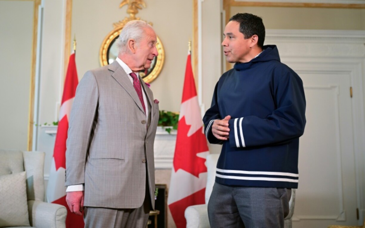 Britain's King Charles III, seen here with ITK President Natan Obed, met with Indigenous leaders during his first visit to Canada since his coronation