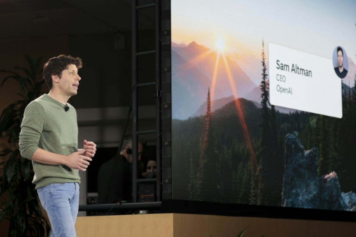 Sam Altman, le patron d'OpenAI annonce l'intégration de ChatGPT pour Bing, chez Microsoft, le 7 février 2023 à Redmond
