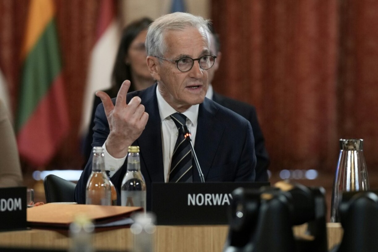 'We need a ceasefire, an unconditional ceasefire, first,' Norwegian Prime Minister Jonas Gahr Store told reporters