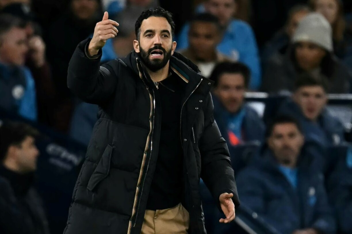 Ruben Amorim's Manchester United scored two late goals to beat Manchester City 2-1