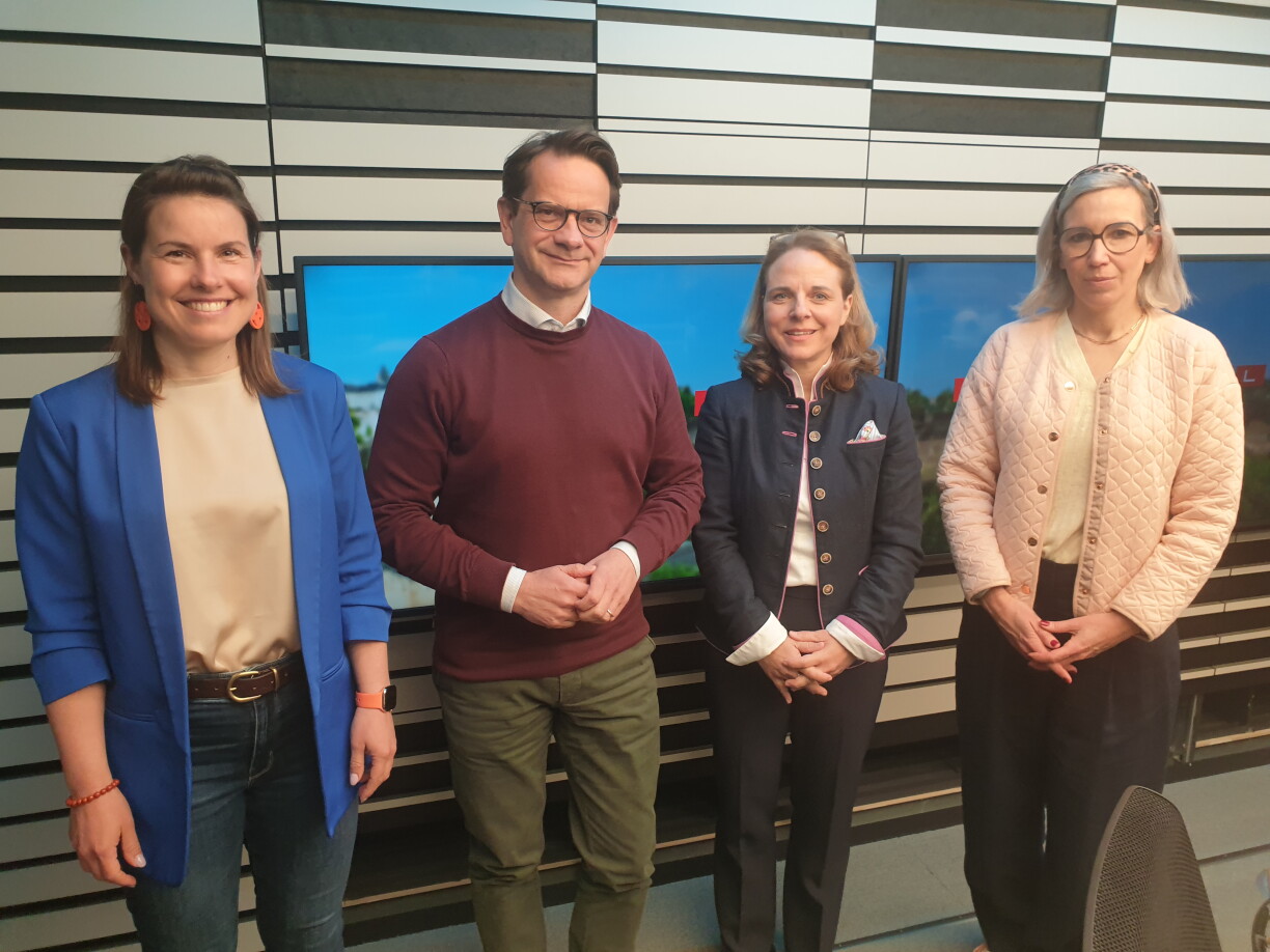 Alexandra Schooss, Laurent Zeimet, Corinne Cahen and Sam Tanson